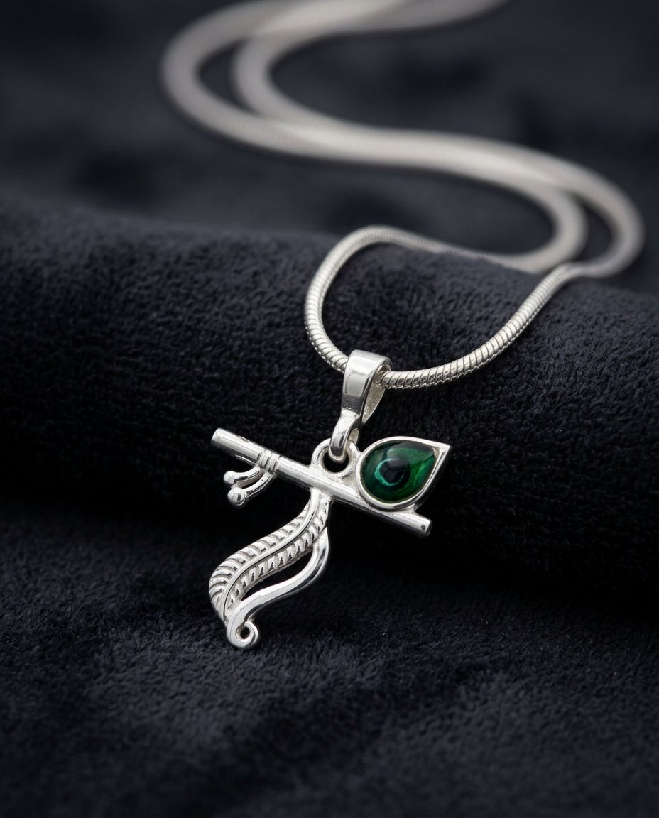 Bansuri pendant macro